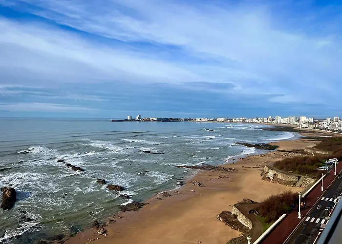 Joli Avec Vue Imprenable Sur La Baie Des Sables - 4 Pers Apartmán